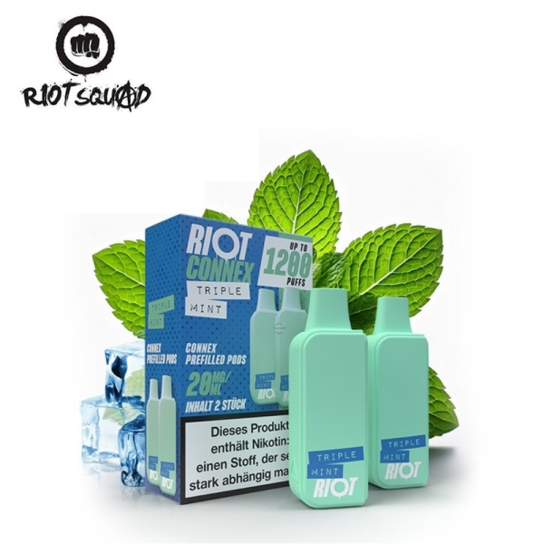 Riot Squad Connex - Triple Mint - Pods 20mg